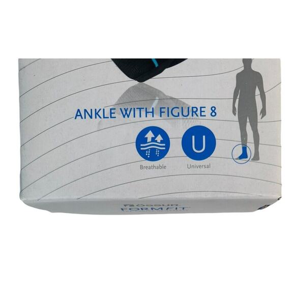 Ossur FormFit Ankle Brace with Speedlace & Figure 8 Straps Single Pull Closure M - Picture 2 of 10